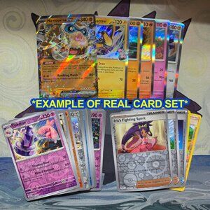 25 POKEMON CARDS (All Holo/Reverse Holo’s) + PINS, STICKER & ULTRA PRO CASE